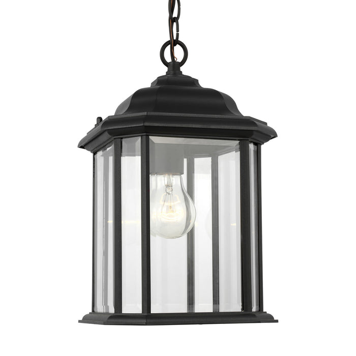 Generation Lighting 60031-12 One Light Outdoor Pendant, Black