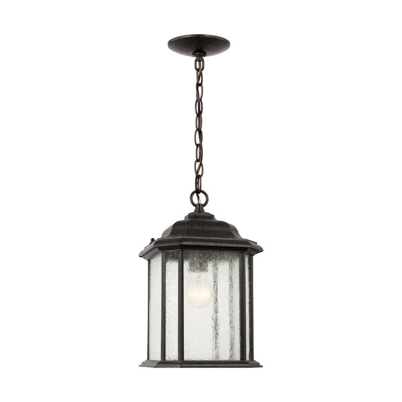 Generation Lighting 60031-746 One Light Outdoor Pendant, Oxford Bronze