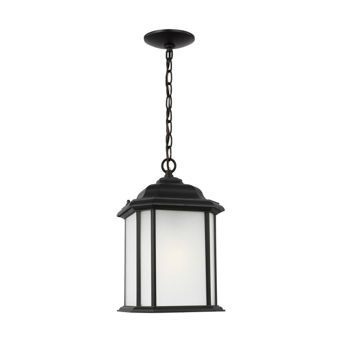 Generation Lighting 60531-12 One Light Outdoor Pendant, Black