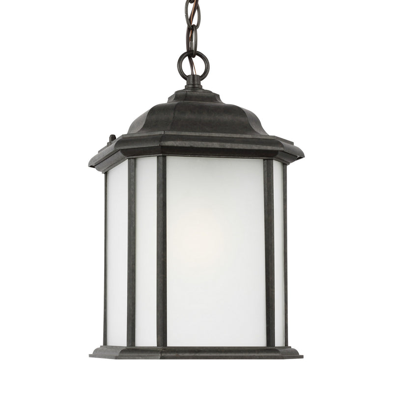 Generation Lighting 60531-746 One Light Outdoor Pendant, Oxford Bronze