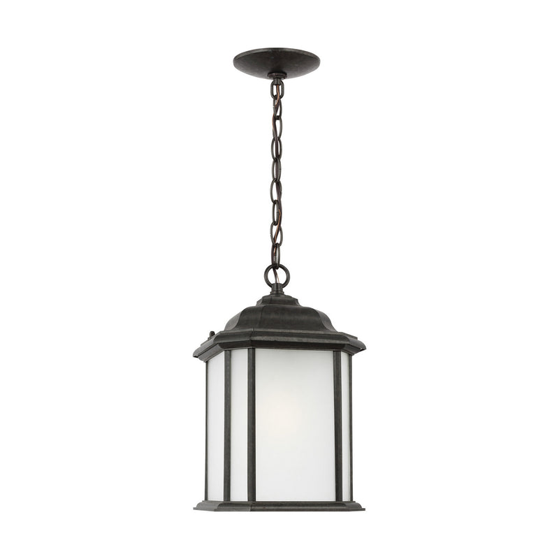 Generation Lighting 60531-746 One Light Outdoor Pendant, Oxford Bronze