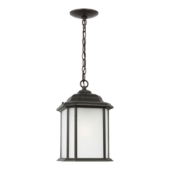 Generation Lighting 60531EN3-746 One Light Outdoor Pendant, Oxford Bronze