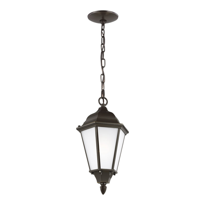 Generation Lighting 60938-71 One Light Outdoor Pendant, Antique Bronze
