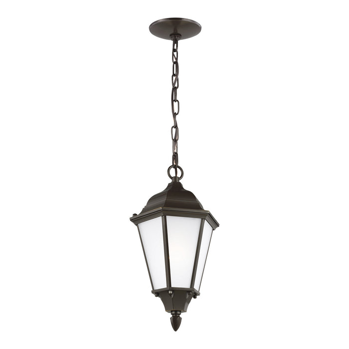Generation Lighting 60938-71 One Light Outdoor Pendant, Antique Bronze