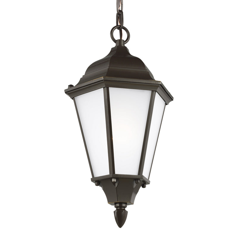 Generation Lighting 60938-71 One Light Outdoor Pendant, Antique Bronze