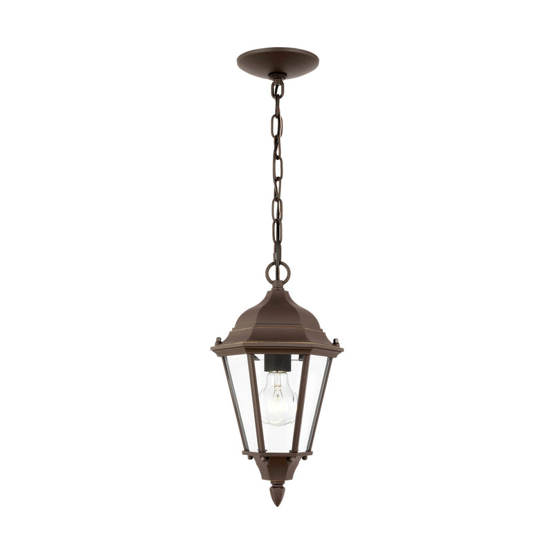 Generation Lighting 60938-71 One Light Outdoor Pendant, Antique Bronze