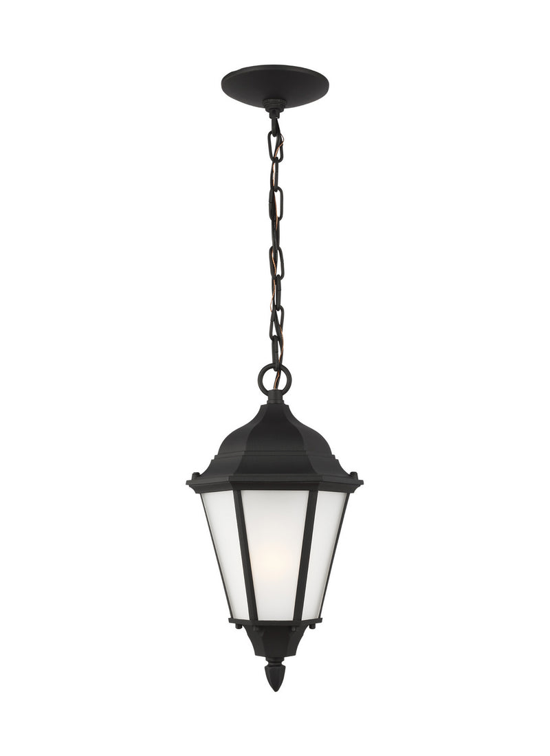 Generation Lighting 60941-12 One Light Outdoor Pendant, Black