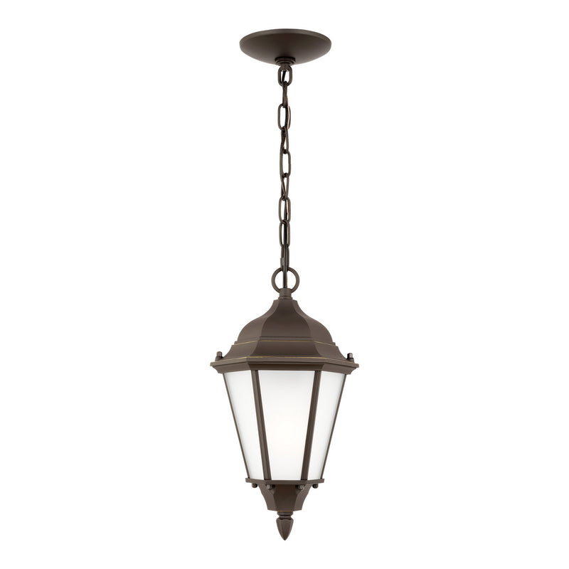 Generation Lighting 60941EN3-71 One Light Outdoor Pendant, Antique Bronze