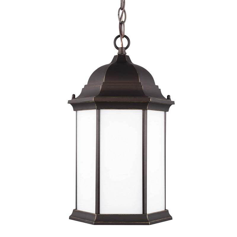 Generation Lighting 6238751-71 One Light Outdoor Pendant, Antique Bronze
