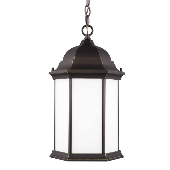 Generation Lighting 6238751-71 One Light Outdoor Pendant, Antique Bronze