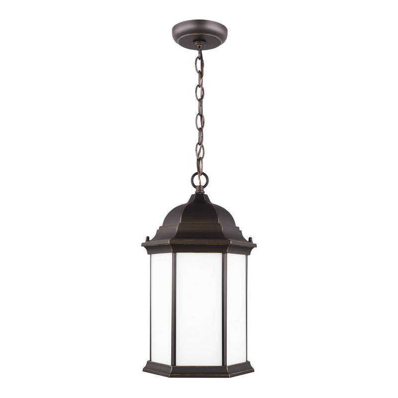 Generation Lighting 6238751-71 One Light Outdoor Pendant, Antique Bronze