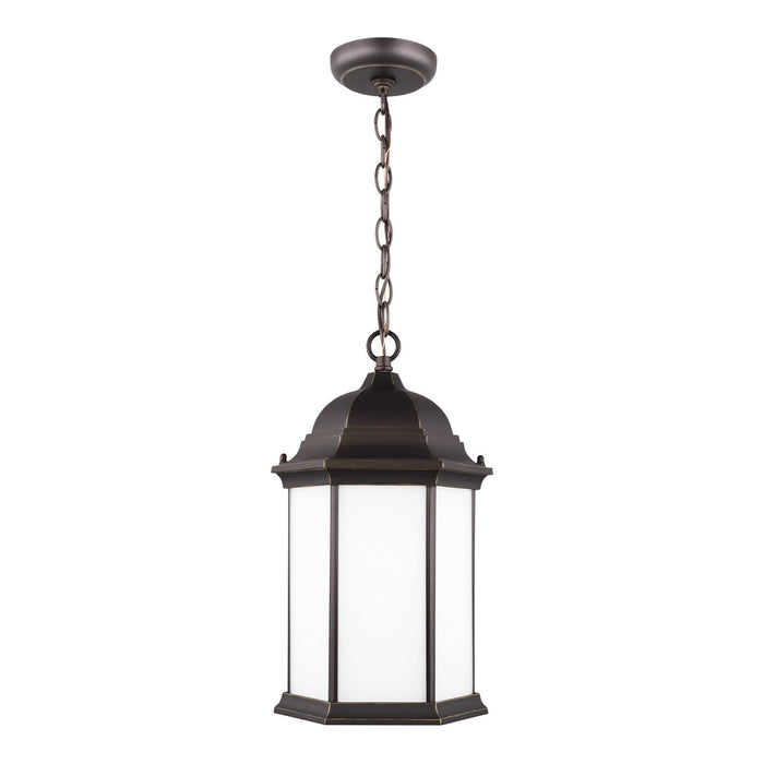 Generation Lighting 6238751-71 One Light Outdoor Pendant, Antique Bronze