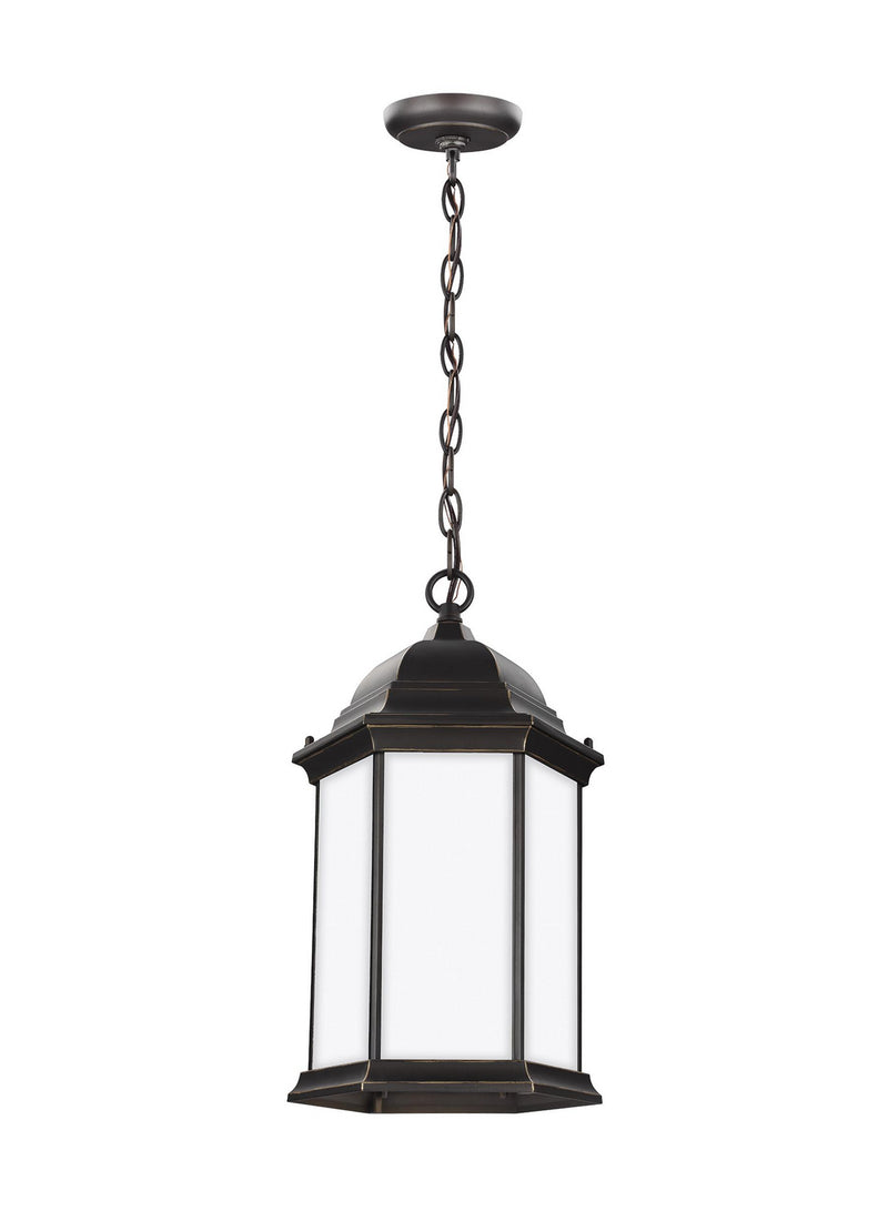 Generation Lighting 6238751EN3-71 One Light Outdoor Pendant, Antique Bronze
