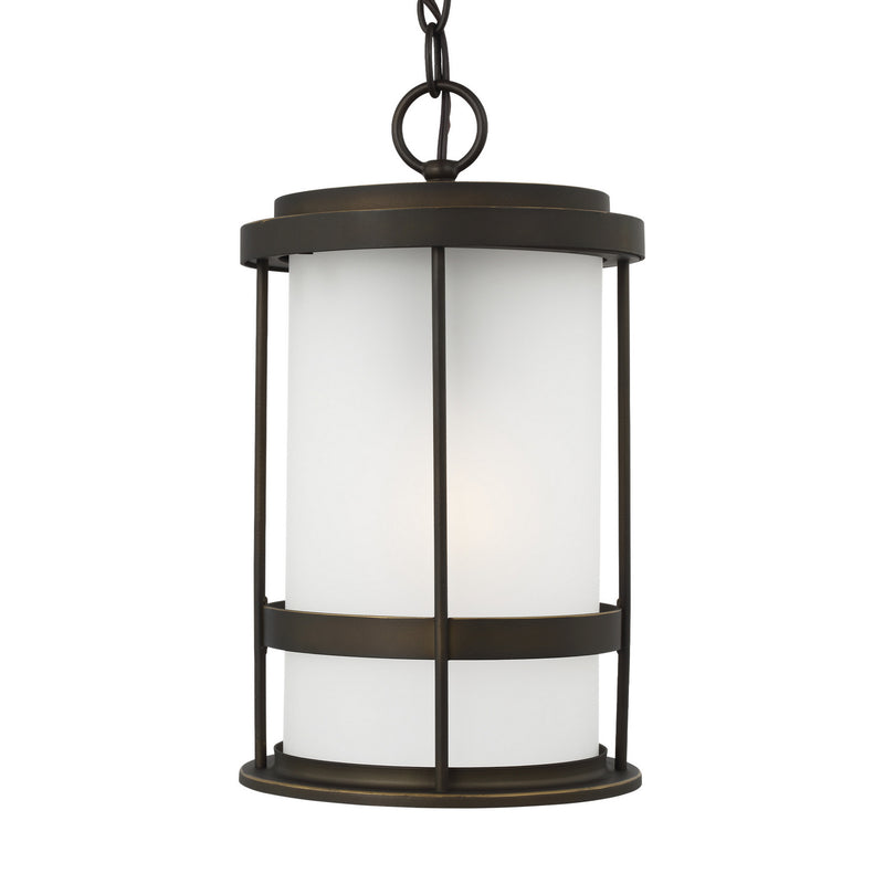 Generation Lighting 6290901-71 One Light Outdoor Pendant, Antique Bronze