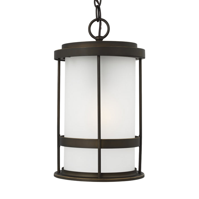 Generation Lighting 6290901-71 One Light Outdoor Pendant, Antique Bronze