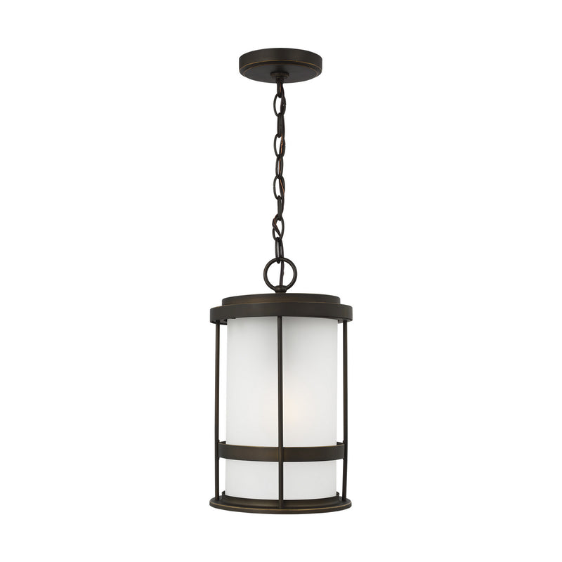 Generation Lighting 6290901-71 One Light Outdoor Pendant, Antique Bronze