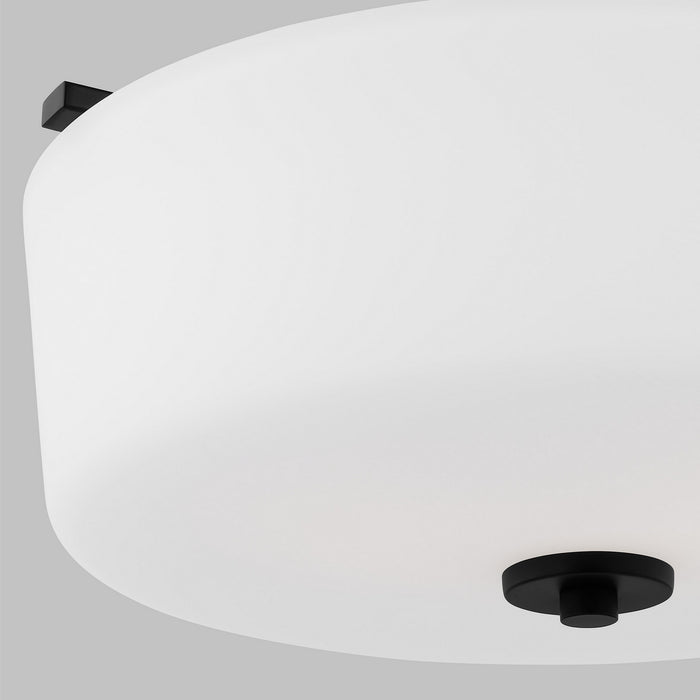 Generation Lighting 6528803EN3-112 Three Light Pendant, Midnight Black