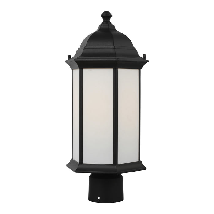 Generation Lighting 8238651-12 One Light Outdoor Post Lantern, Black