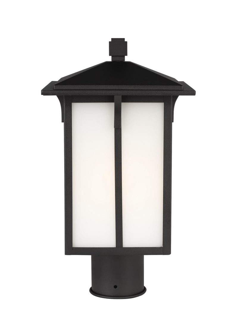 Generation Lighting 8252701EN3-12 One Light Outdoor Post Lantern, Black