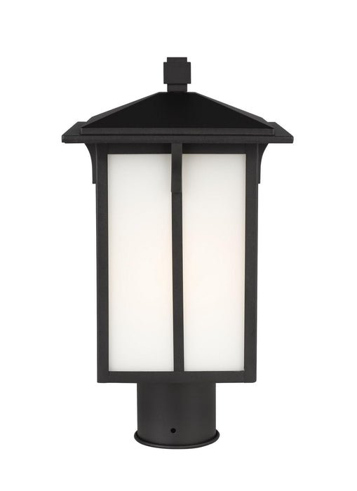 Generation Lighting 8252701EN3-12 One Light Outdoor Post Lantern, Black