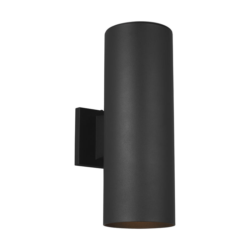 Visual Comfort Studio 8313802-12 Two Light Outdoor Wall Lantern, Black
