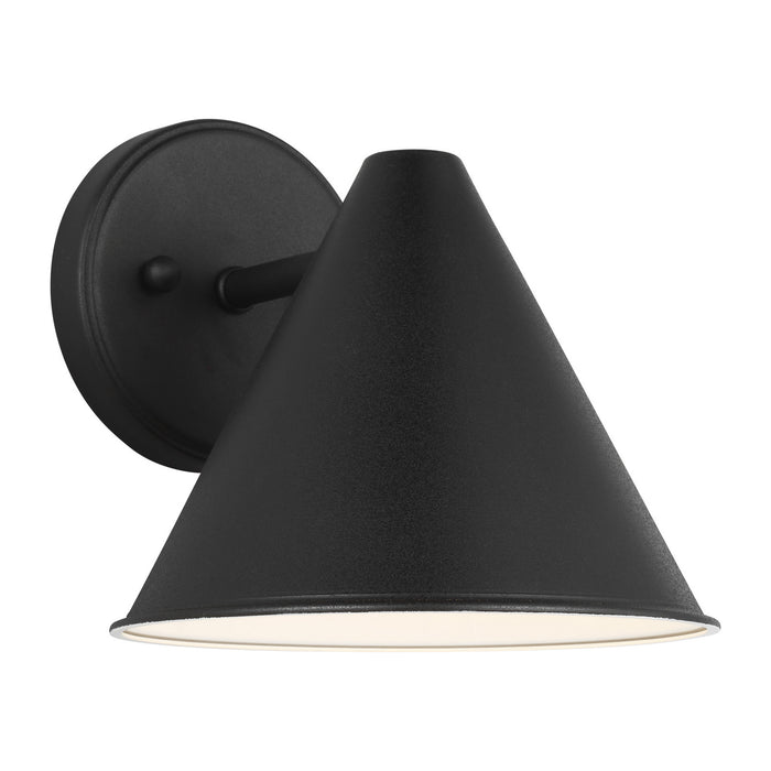 Generation Lighting 8438501-12 One Light Outdoor Wall Lantern, Black