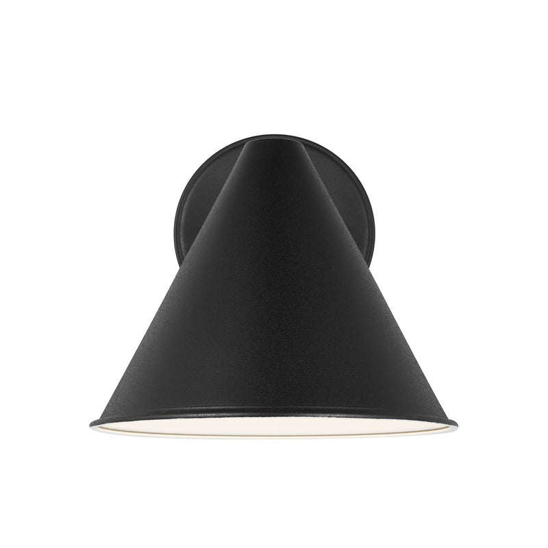Generation Lighting 8438501-12 One Light Outdoor Wall Lantern, Black