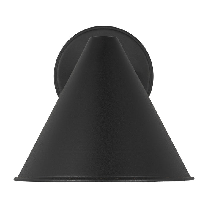Generation Lighting 8438501-12 One Light Outdoor Wall Lantern, Black