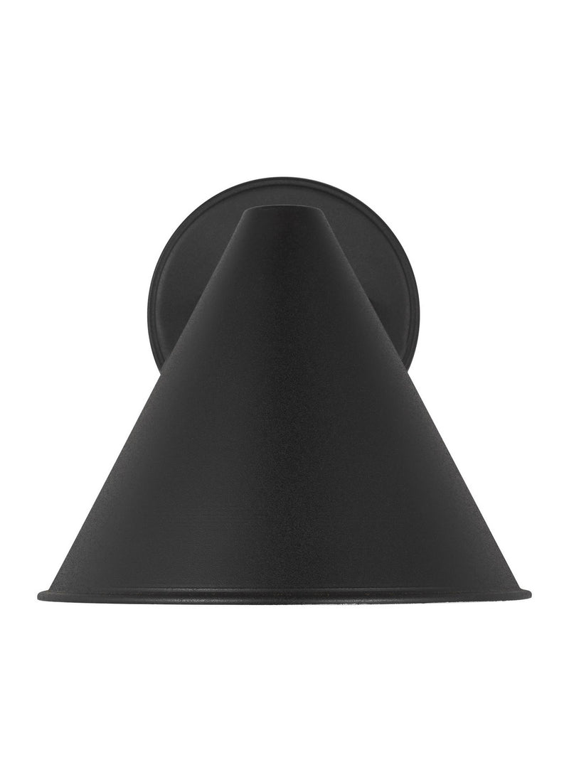 Generation Lighting 8438501EN3-12 One Light Outdoor Wall Lantern, Black