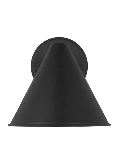 Generation Lighting 8438501EN3-12 One Light Outdoor Wall Lantern, Black