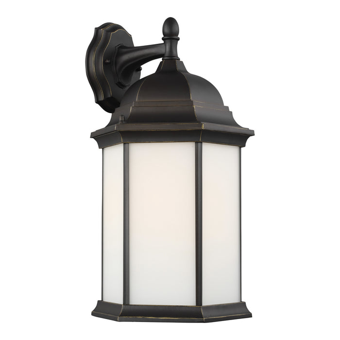 Generation Lighting 8438751-71 One Light Outdoor Wall Lantern, Antique Bronze