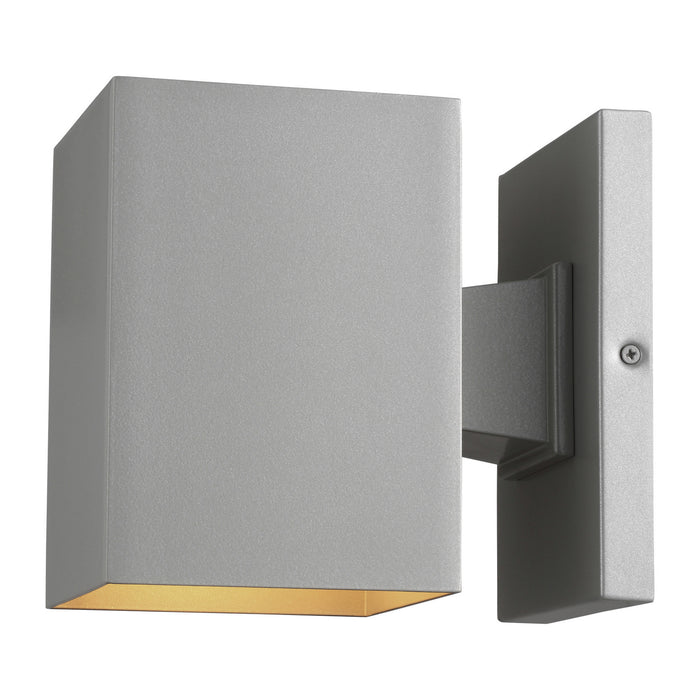 Visual Comfort Studio 8531701-753 One Light Outdoor Wall Lantern, Painted Brushed Nickel
