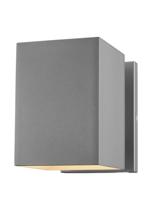 Visual Comfort Studio 8531701EN3-753 One Light Outdoor Wall Lantern, Painted Brushed Nickel