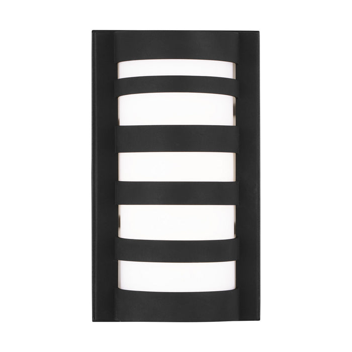 Generation Lighting 8543193S-12 LED Outdoor Wall Lantern, Black