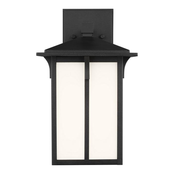 Generation Lighting 8552701-12 One Light Outdoor Wall Lantern, Black