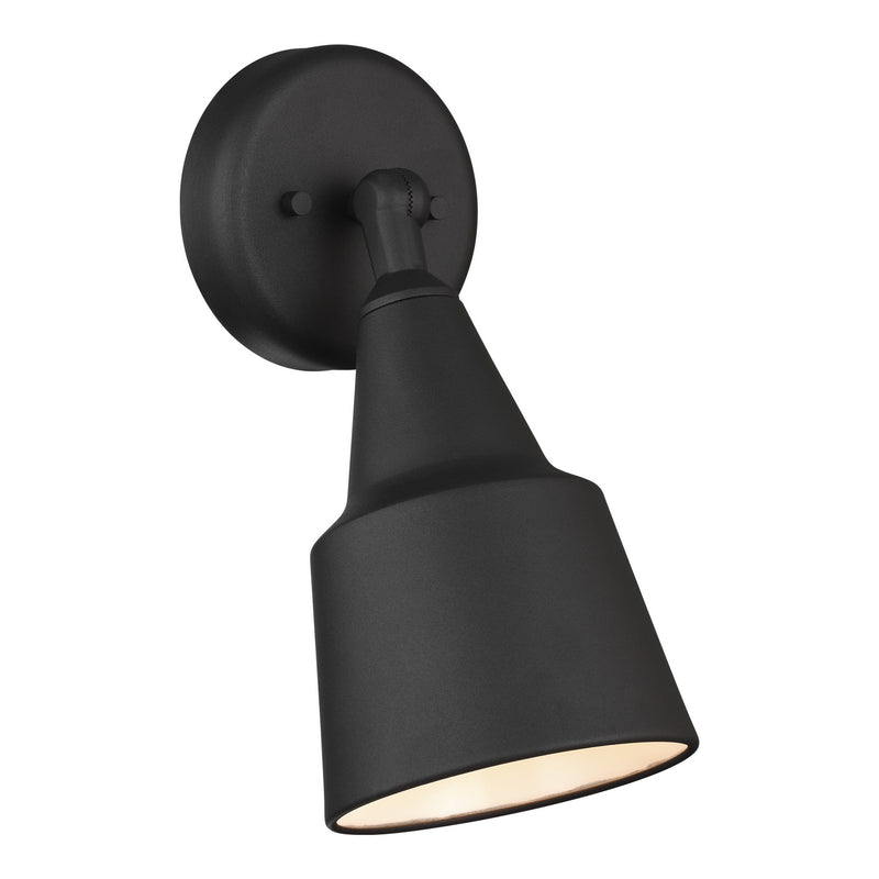 Generation Lighting 8560701-12 One Light Flood Light, Black