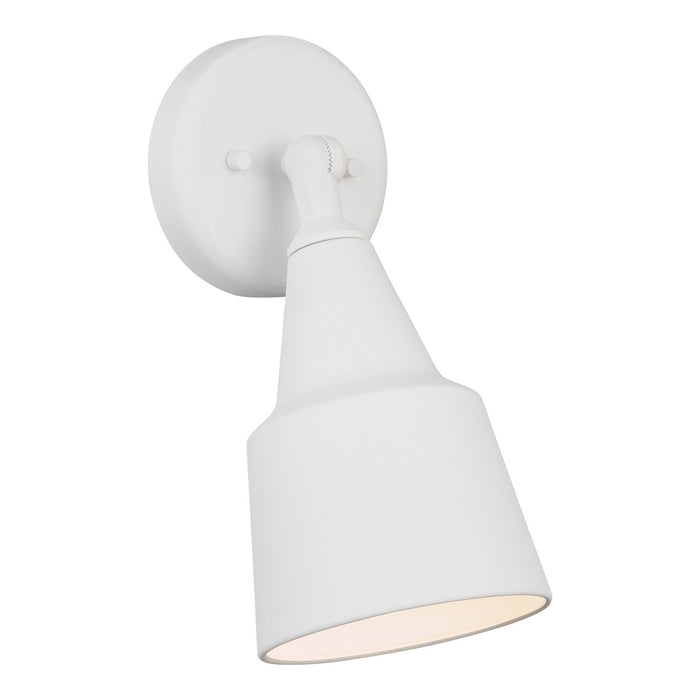 Generation Lighting 8560701-15 One Light Flood Light, White