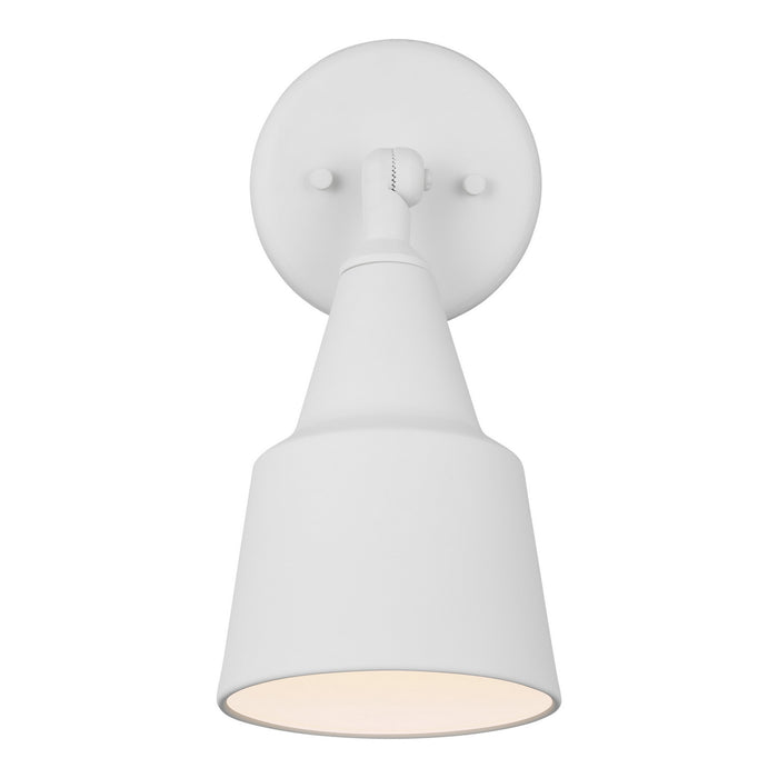 Generation Lighting 8560701-15 One Light Flood Light, White