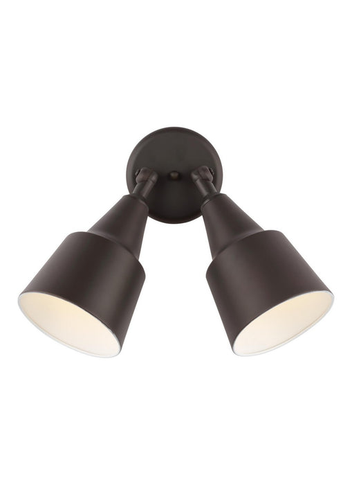 Generation Lighting 8560702-71 Two Light Adjustable Swivel Flood Light, Antique Bronze