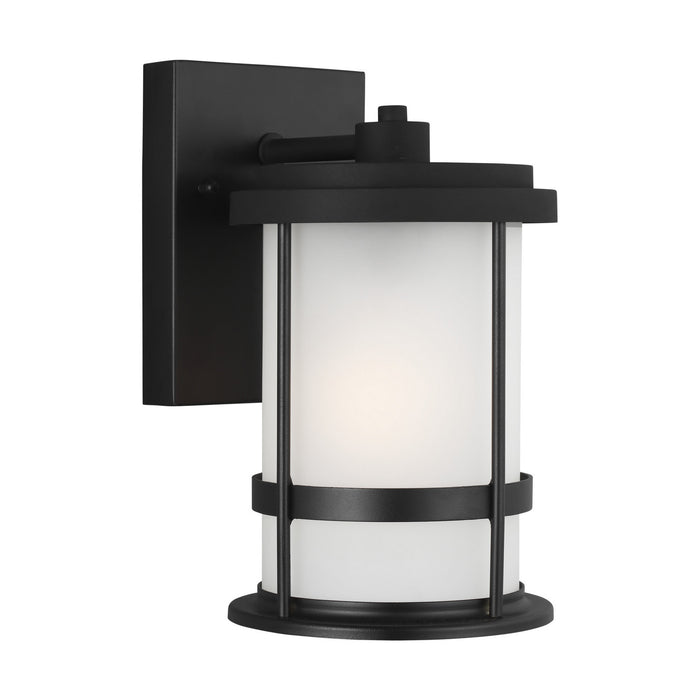 Generation Lighting 8590901-12 One Light Outdoor Wall Lantern, Black