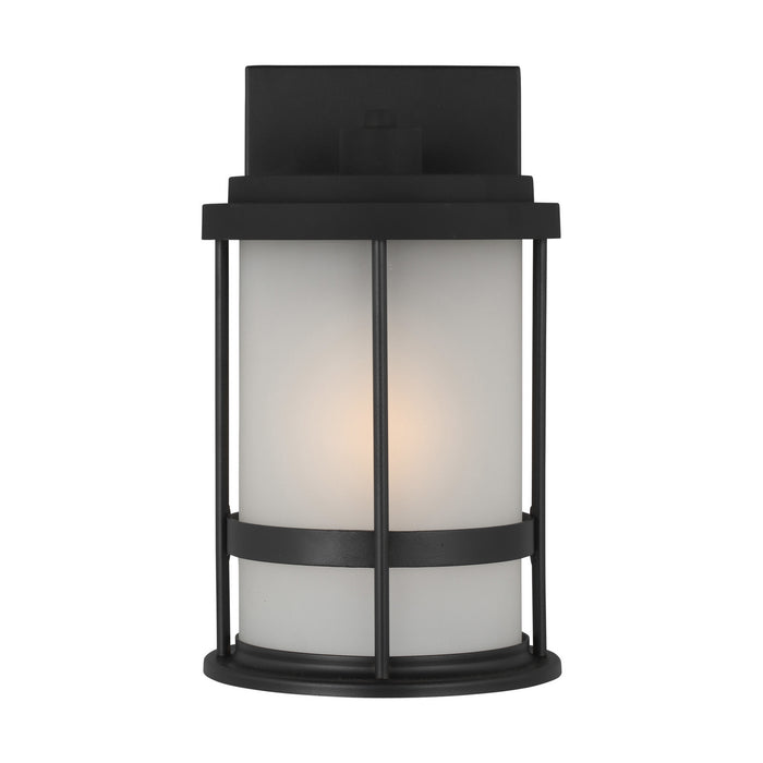 Generation Lighting 8590901-12 One Light Outdoor Wall Lantern, Black