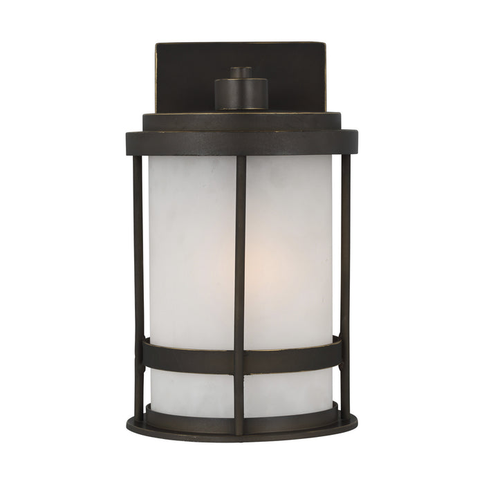 Generation Lighting 8590901-71 One Light Outdoor Wall Lantern, Antique Bronze
