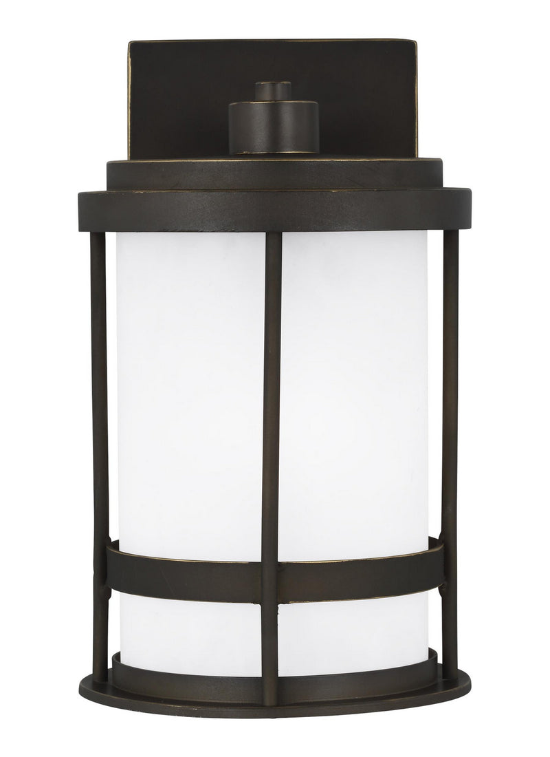 Generation Lighting 8590901DEN3-71 One Light Outdoor Wall Lantern, Antique Bronze