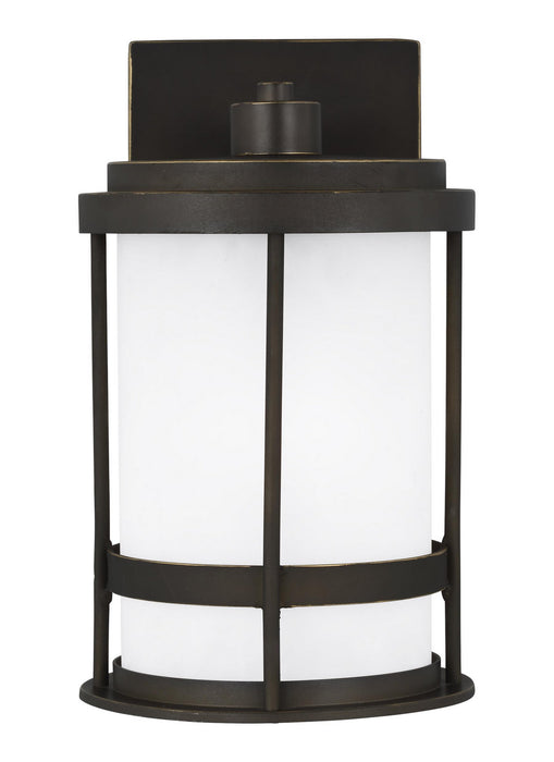 Generation Lighting 8590901DEN3-71 One Light Outdoor Wall Lantern, Antique Bronze