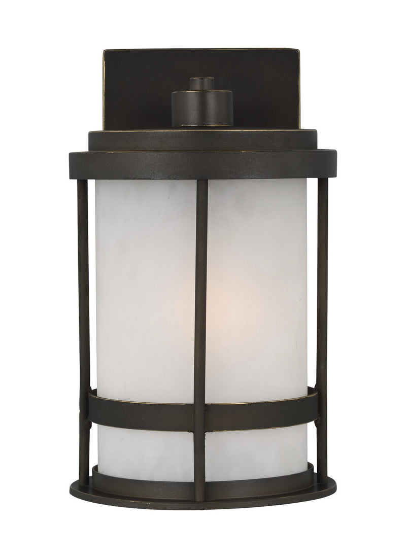Generation Lighting 8590901EN3-71 One Light Outdoor Wall Lantern, Antique Bronze