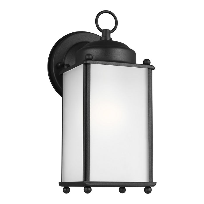 Generation Lighting 8593001-12 One Light Outdoor Wall Lantern, Black