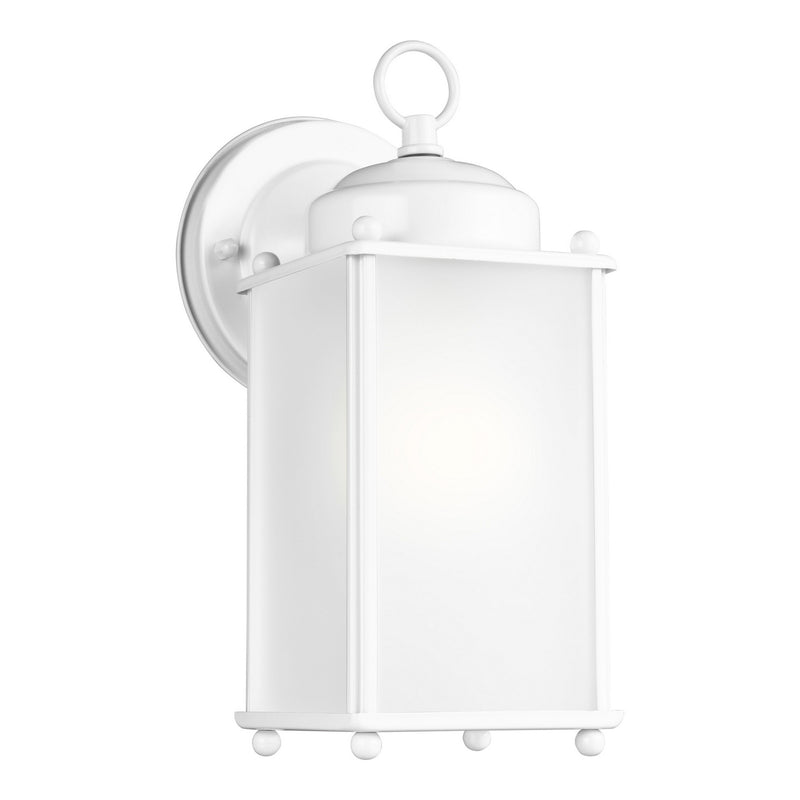 Generation Lighting 8593001-15 One Light Outdoor Wall Lantern, White