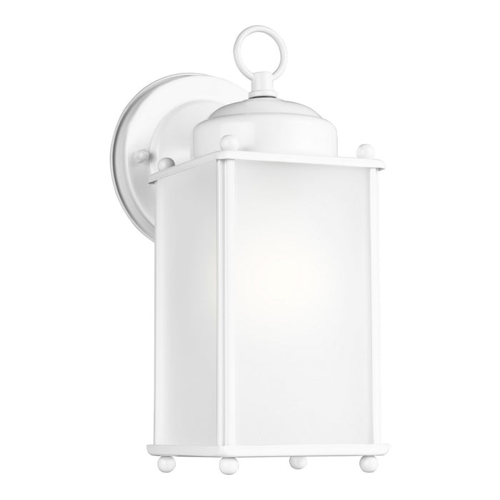 Generation Lighting 8593001-15 One Light Outdoor Wall Lantern, White