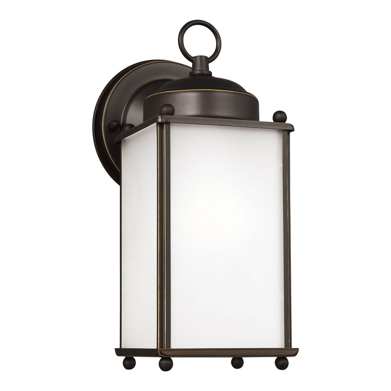 Generation Lighting 8593001-71 One Light Outdoor Wall Lantern, Antique Bronze