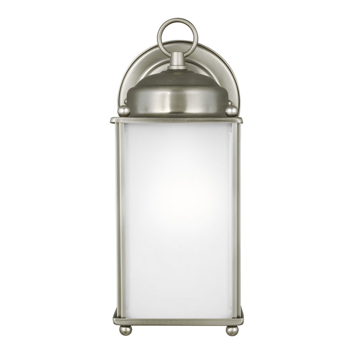 Generation Lighting 8593001-965 One Light Outdoor Wall Lantern, Antique Brushed Nickel